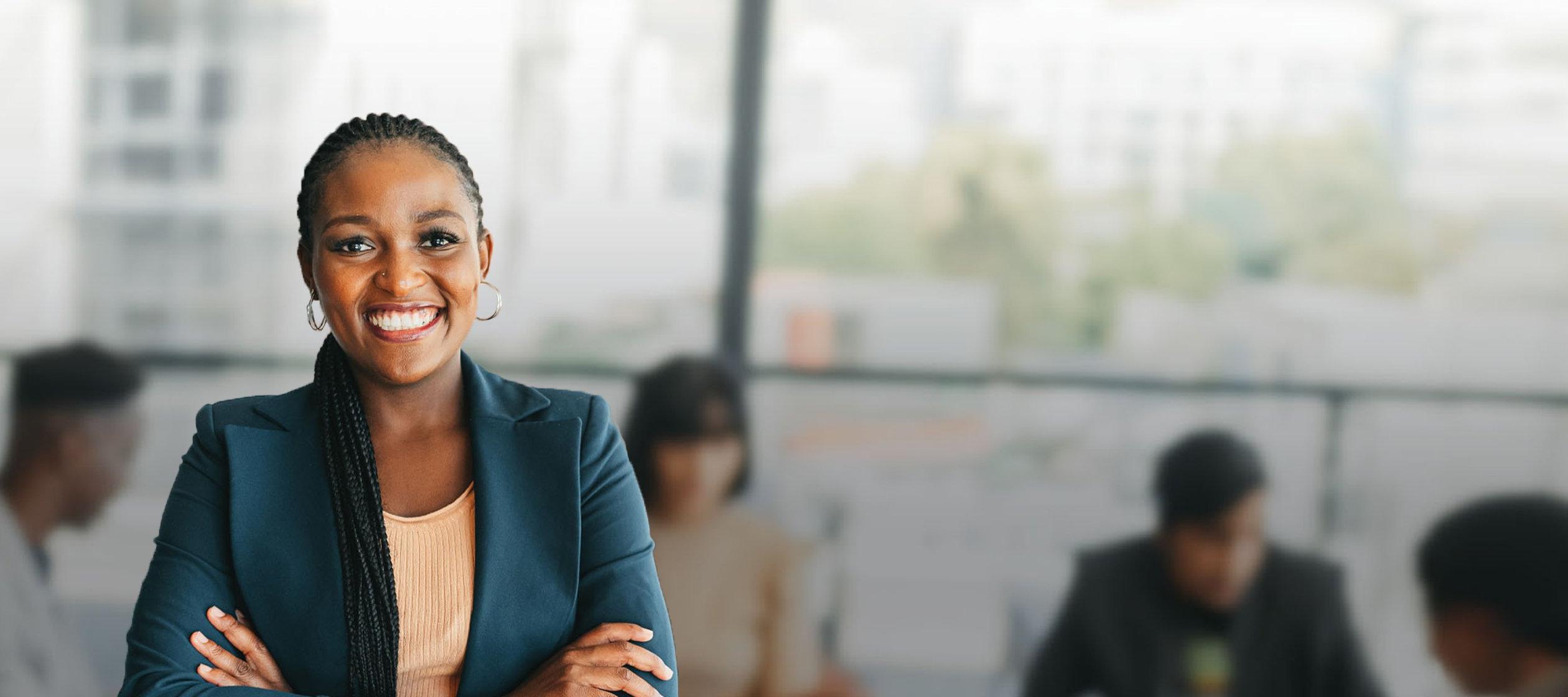 Woman in a business meeting